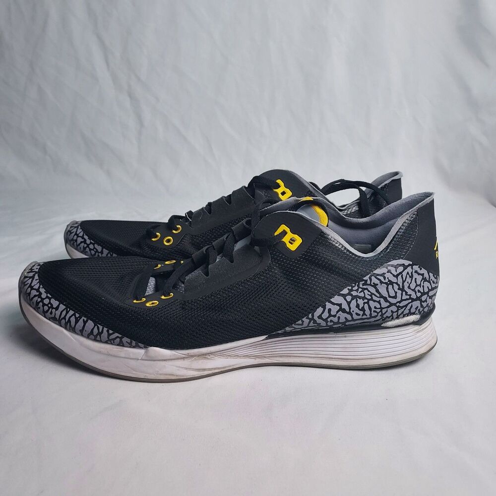 Nike Jordan Running Shoes Mens 13 Black Grey Athletic Sneakers AV1200 - Picture 2 of 9